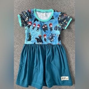 KPea handmade Disney Merida (Brave) dress size 2T Brand New (nwot)